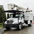 2020 International MV607 Cummins Terex Bucket Truck with Dumping Service Body thumbnail image 4