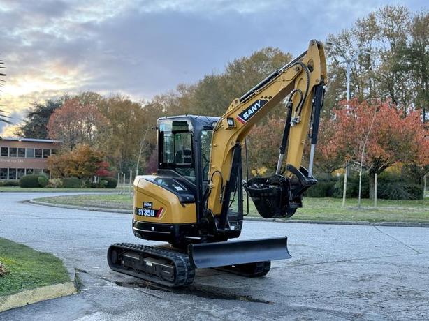 2023 Sany SY35U Tracked Diesel Excavator – Compact 1.6L image 1