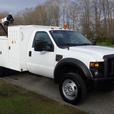 2010 Ford F-550 Utility Crane Service Truck 2WD Diesel thumbnail image 1