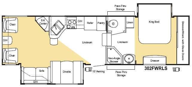 Used 2009 Keystone RV Sprinter Copper Canyon 302FWRLS display photo