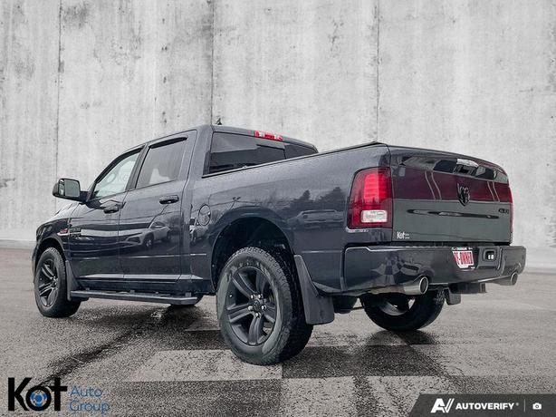 2018 RAM 1500 Sport | 3.0L EcoDiesel V6 | Loaded! | Trailer Tow Package | Heated image 3