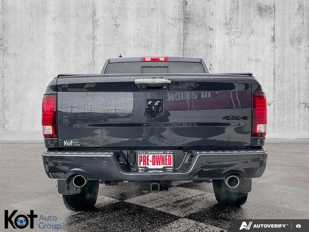 2018 RAM 1500 Sport | 3.0L EcoDiesel V6 | Loaded! | Trailer Tow Package | Heated image 4