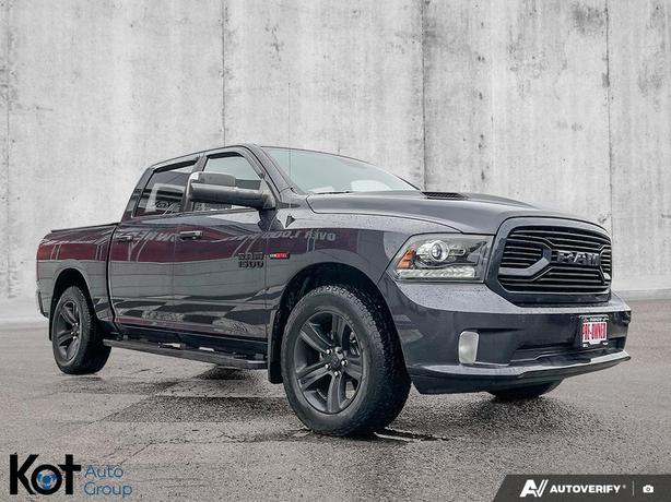 2018 RAM 1500 Sport | 3.0L EcoDiesel V6 | Loaded! | Trailer Tow Package | Heated image 7