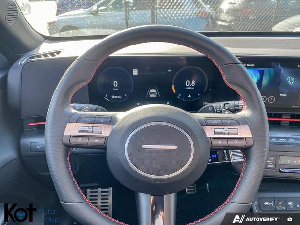 2024 Hyundai Kona N Line APPLE CARPLAY & ANDRIOD AUTO! HEATED SEATS! BACKUP CAME image 7