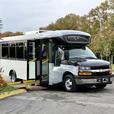 2019 Chevrolet Express 4500 22-Passenger Shuttle Bus with Wheelchair Ramp thumbnail image 1
