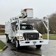 2015 Ford F750 XLT Super Duty Cummins Versalift Bucket Truck with 11-Foot Dump thumbnail image 2