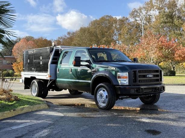2008 Ford F-550 4x4 Crew Cab Service Truck with Water Tank – 6.4L Diesel image 1