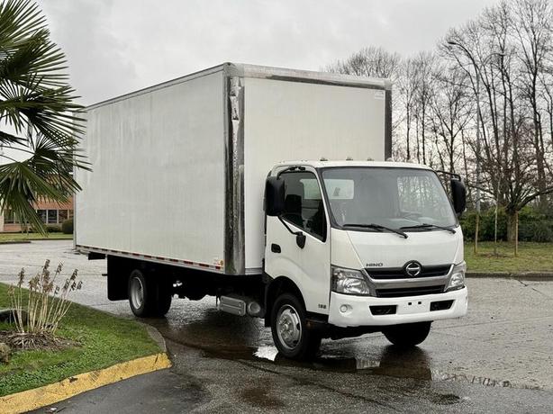 2016 Hino 195 20-Foot Diesel Cube Van with Loading Ramp image 1