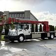 2010 International 4300 Durastar Bucket Flat Deck Truck Diesel thumbnail image 5
