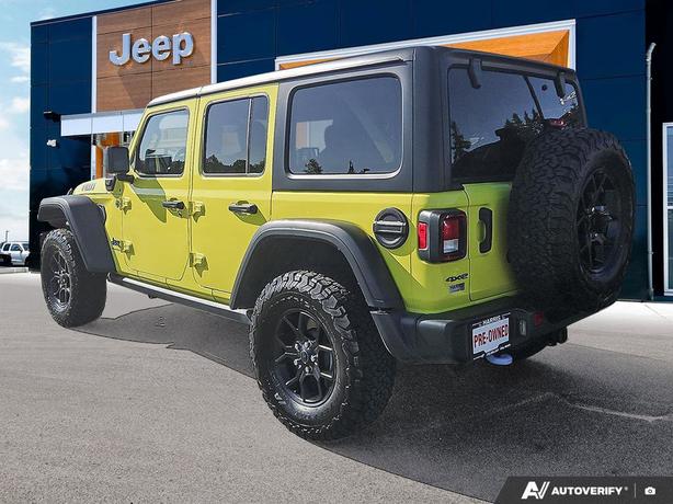 2024 Jeep Wrangler 4xe Willys 4 Door 4x4 | One Owner | No Reported Accidents! image 4
