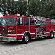 2002 Sutphen Monarch 5 Foot Aerial Pumper CAT Diesel Fire Truck thumbnail image 4