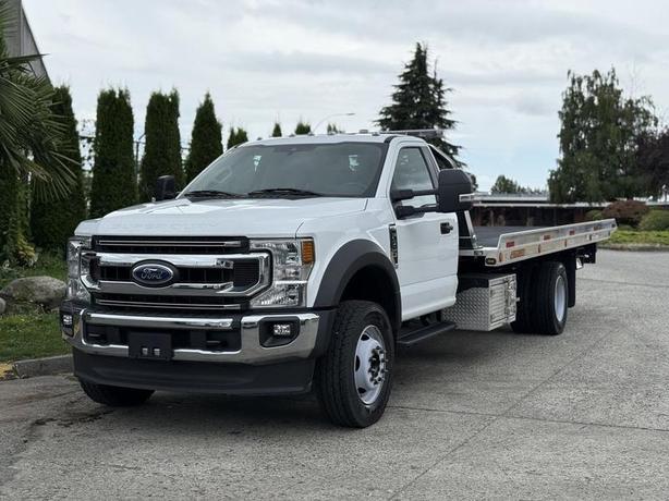 2022 Ford F600 XLT 20-Foot Roll Off Flat Deck Tow Truck 4WD image 4