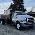 2011 Ford F-750 Flat Deck 3 Seater Diesel With Air Brakes and De-icing thumbnail image