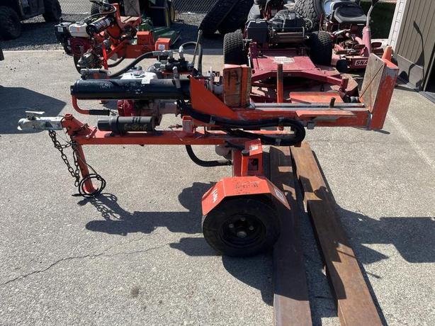 2021 Wallenstel WX540-ORA tow behind industrial log splitter 2 units sold togeth image 2