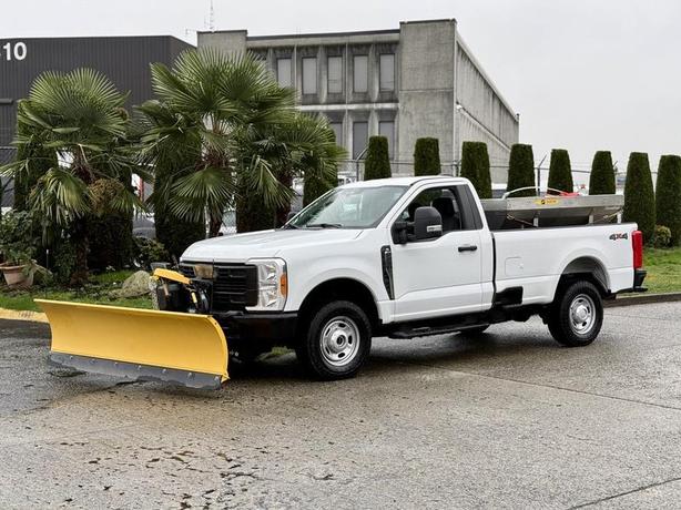 2023 Ford F-250 XL 4x4 Plow Truck with Fisher Sander image 5