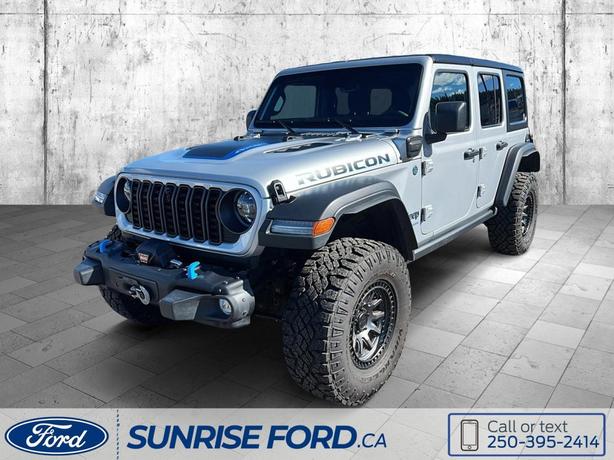 2024 Jeep Wrangler 4xe Rubicon,FRONT BUMPER WINCH,3.5" LIFT KIT, FALCON SHOCKS,  image 3