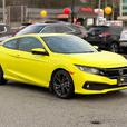 2019 Honda Civic Coupe Sport - No Accidents, One Owner, Sunroof thumbnail image 3