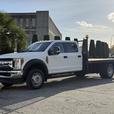 2019 Ford F-550 XLT 4X4 12-Foot Flat Deck Truck thumbnail image 5