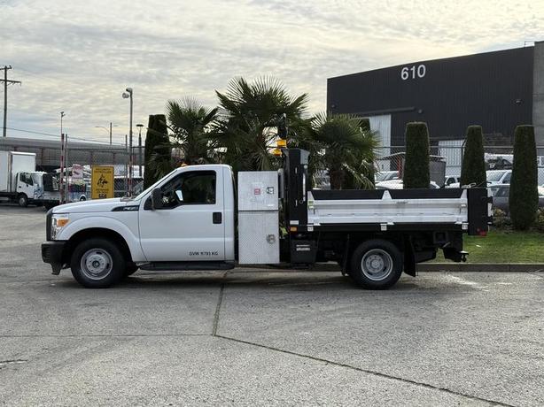 2015 Ford F-350 XL Super Duty Dually 9-Foot Dump Truck, 6.2L Gas, PTO image 8