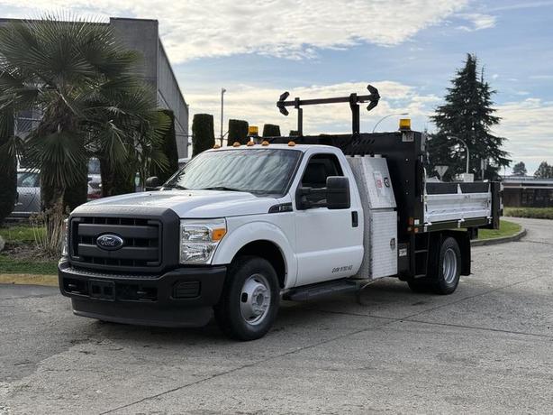 2015 Ford F-350 XL Super Duty Dually 9-Foot Dump Truck, 6.2L Gas, PTO image 5