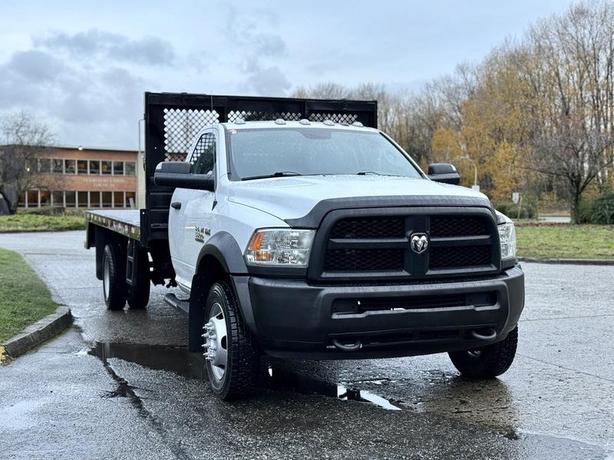 2018 RAM 5500 Regular Cab 2WD DRW 16-Foot Flat Deck Truck image 2