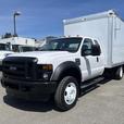 2008 Ford F-450 SD Super Duty 12-Foot Cube Van Diesel with Rear Shelving thumbnail image