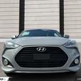 2013 Hyundai Veloster Turbo Matte Grey FWD, THREE DOOR, BLUETOOTH, TOUCHSCREEN,  thumbnail image 2
