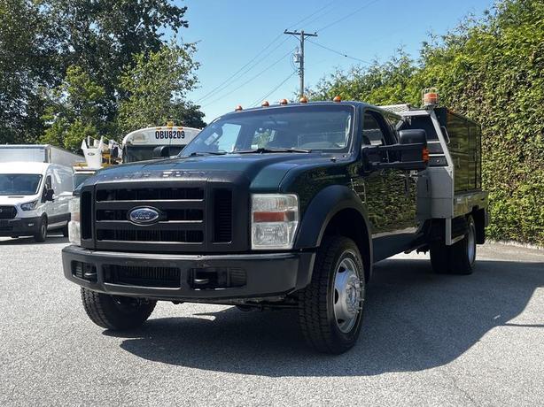 2008 Ford F-550 XL Crew Cab Dually Diesel Service Truck with Water Tank 4WD image 4