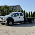 2014 Ford F-550 Super Duty 4x4 Crew Cab 11-Foot Flat Deck Truck thumbnail image 5
