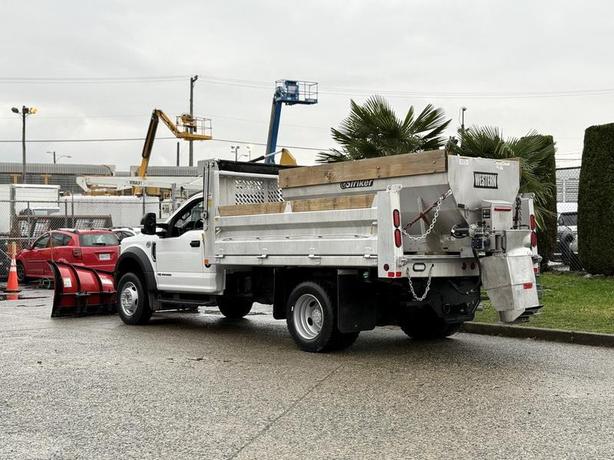 2021 Ford F600 XLT 4x4 Diesel Plow Truck with 11-Foot Dump and Sander image 7