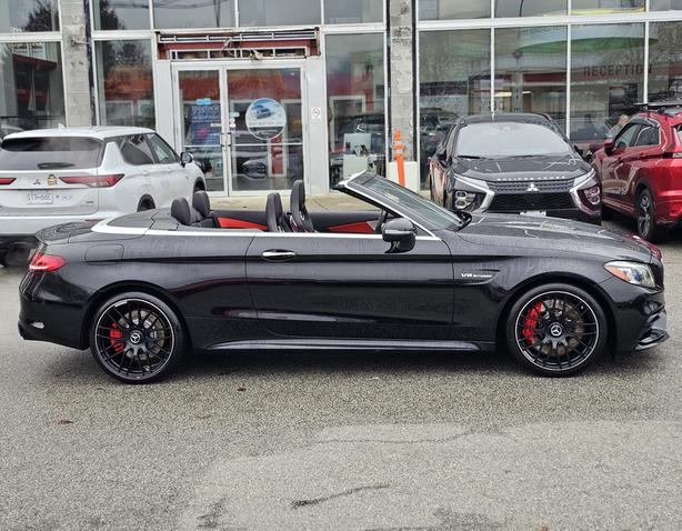2021 Mercedes-Benz C-Class AMG C 63 S Cabriolet, Loaded, Local B.C. image 4