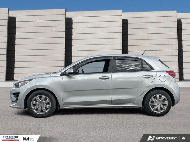 2021 Kia Rio5 LX AUTO, HEATED FABRIC SEATS, BLUETOOTH WITH BACK UP CAMERA, BLACK image 3