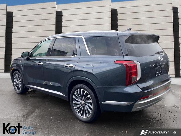 2024 Hyundai Palisade Ultimate Calligraphy 7 PASSENGER'S PANORAMIC SUNROOF! ADAP image 4