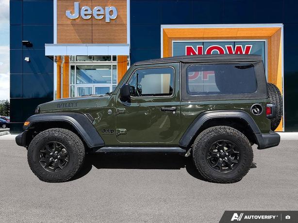 2023 Jeep Wrangler Willys Sport 2 Door 4x4 | No Reported Accidents | Low KM! image 3