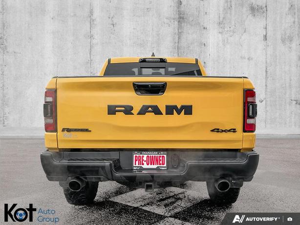 2023 RAM 1500 Rebel | 5.7L HEMI V8 | 5'7" Box | Loaded! | Remote Start | Heated  image 4