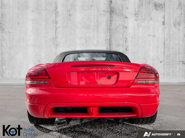 2006 Dodge Viper SRT10 | 8.3L V10 | Convertible | Extremely Low Mileage! image 4