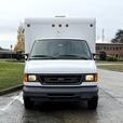2007 Ford E-350 Super Duty Diesel 10-Foot Cube Van with Rear Work Shelves thumbnail image 3