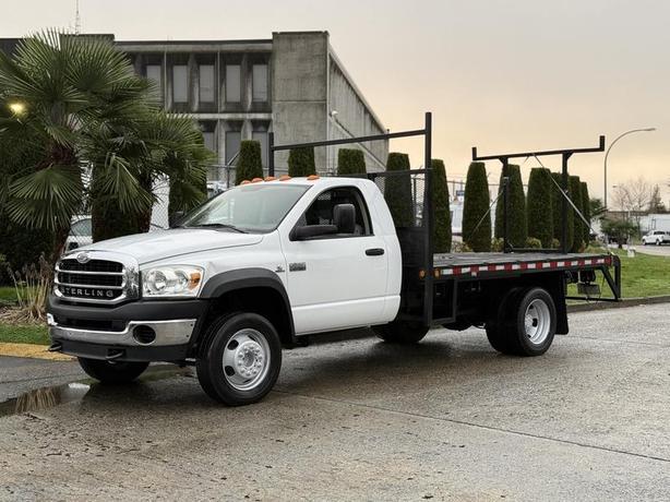 2008 Sterling Bullet 4500 Cummins Diesel 12-Foot Flat Deck Truck image 5
