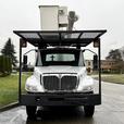 2020 International MV607 Cummins Terex Bucket Truck with Dumping Service Body thumbnail image 3