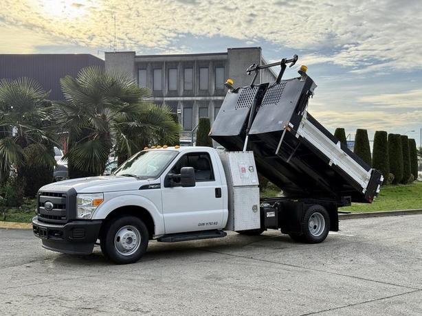 2015 Ford F-350 XL Super Duty Dually 9-Foot Dump Truck, 6.2L Gas, PTO image 7