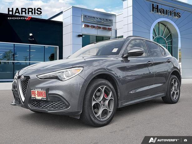 2018 Alfa Romeo Stelvio Sport Utility AWD | Premium Leather | Power Liftgate! image 1