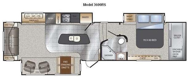 Used 2012 Keystone RV Alpine 3600RS image 4
