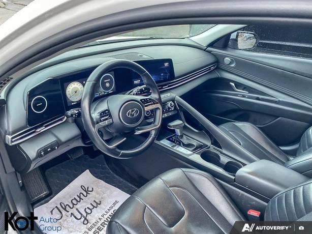 2022 Hyundai Elantra Ultimate Tech WINTER TIRES! LEATHER INTERIOR! BLUETOOTH! HE image 6