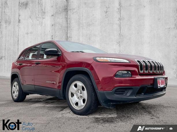 2016 Jeep Cherokee Sport | Remote Start | Heated Seats & Steering Wheel | Blueto image 3
