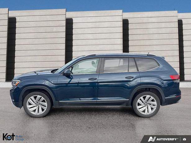 2021 Volkswagen Atlas Highline ! POWER LIFTGATE! LEATHER! SUNROOF! image 3