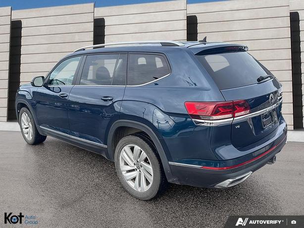 2021 Volkswagen Atlas Highline ! POWER LIFTGATE! LEATHER! SUNROOF! image 4