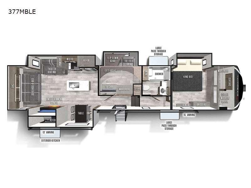 Used 2022 Forest River RV Cardinal 377MBLE display photo
