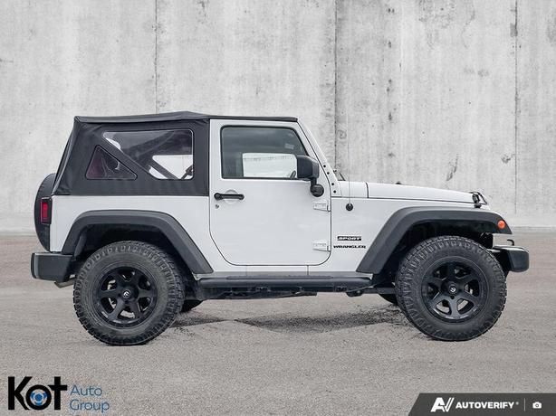2017 Jeep Wrangler Sport | 3.6L V6 | Manual | Engine Block Heater | Tow Hooks |  image 6