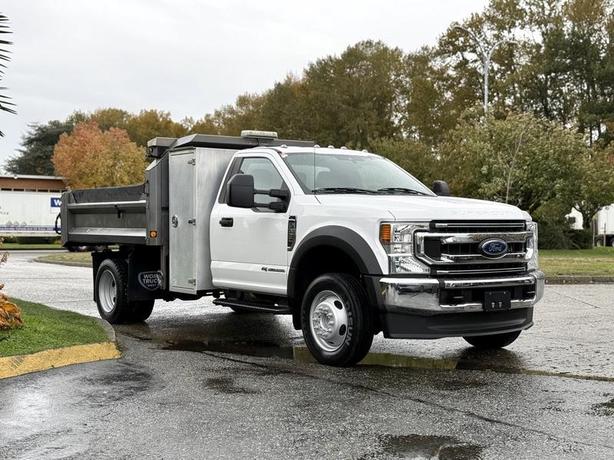 2021 Ford F-550 XL 4X4 Diesel Dump Truck with 9-Foot Bed image 1