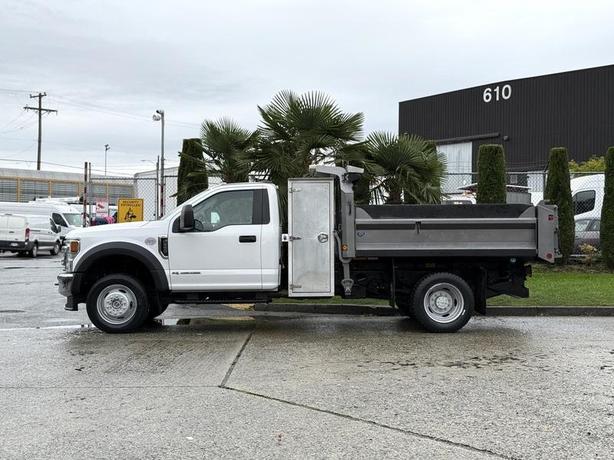 2021 Ford F-550 XL 4X4 Diesel Dump Truck with 9-Foot Bed image 6